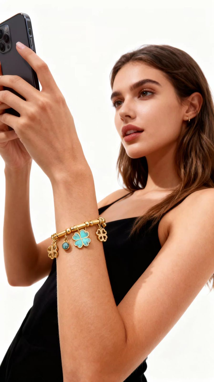 Lucky Turquoise Charm Bracelet