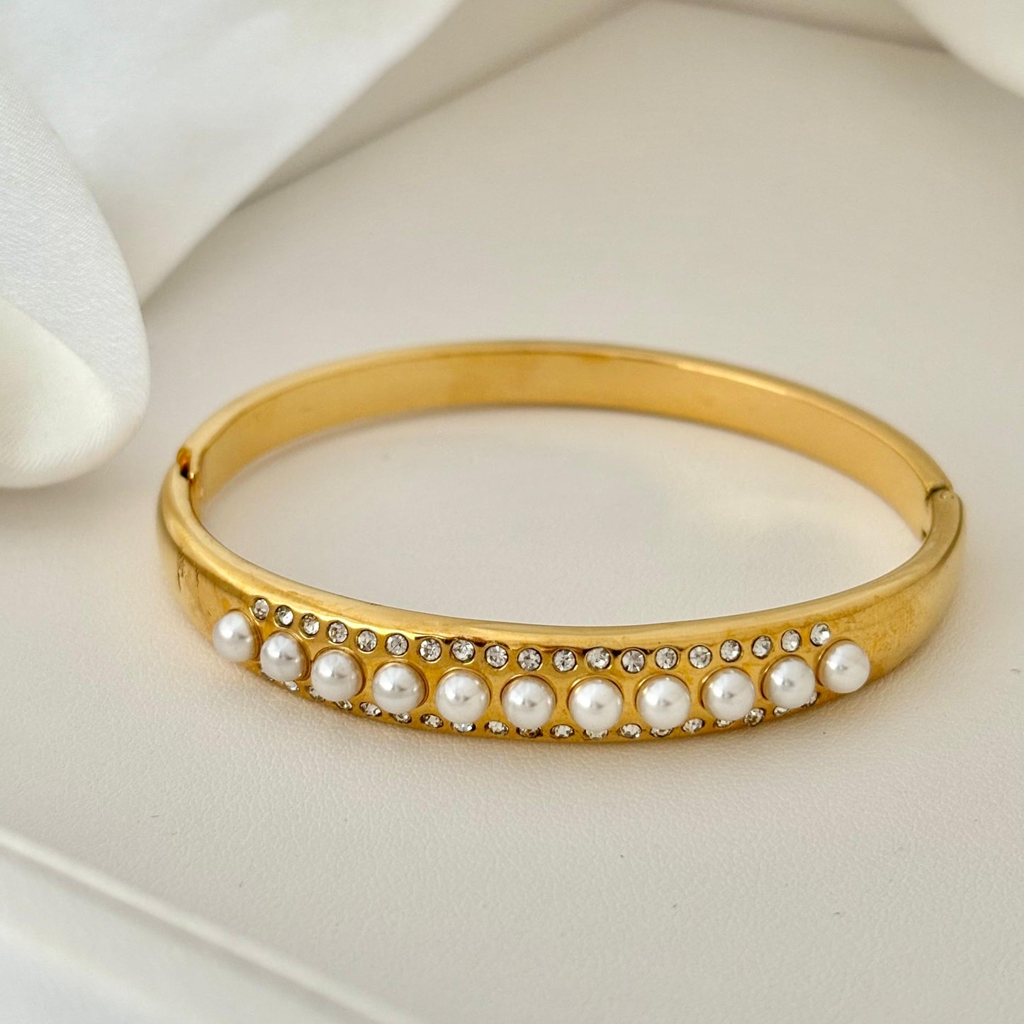 Daphne Pearl Bracelet -18K