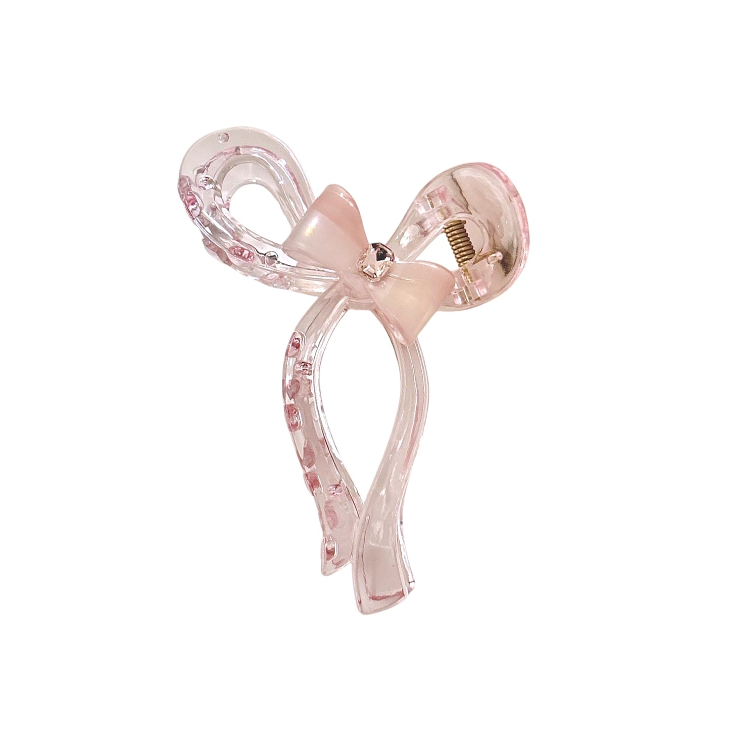 Glazed Bow Claw Clip