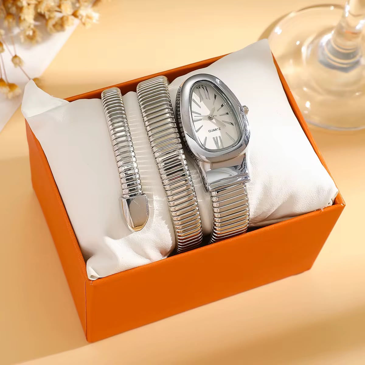 Silver Serpenti LUX Watch