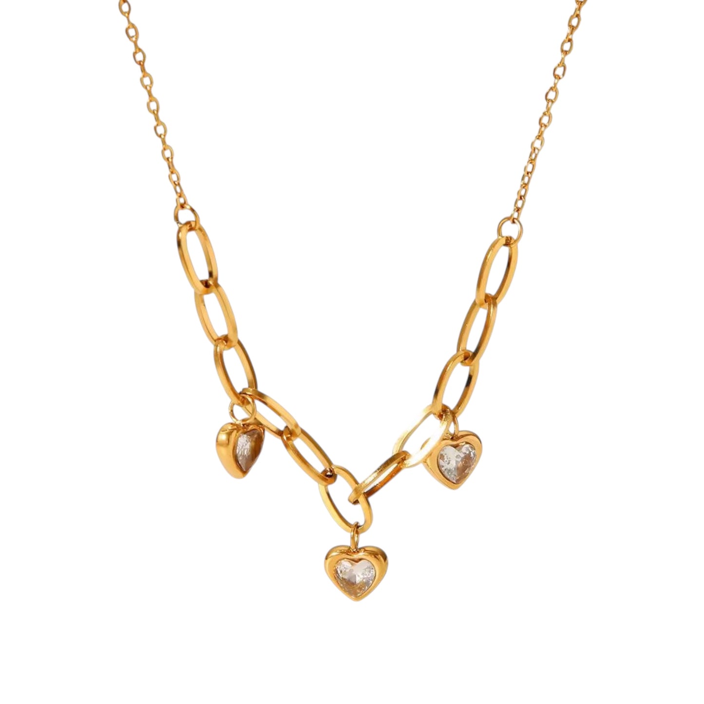 Dainty Heart Charm Necklace
