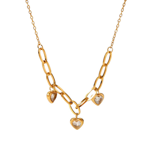 Dainty Heart Charm Necklace