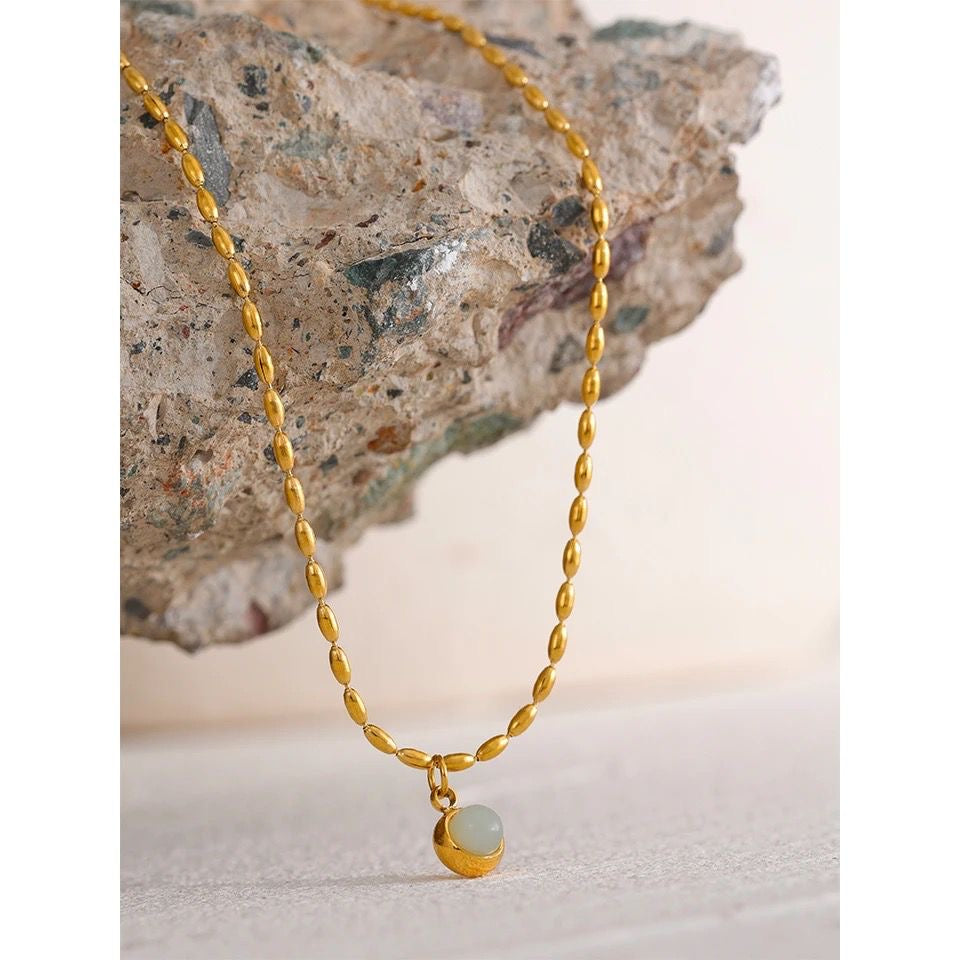 Aventurine Necklace -Transparrent