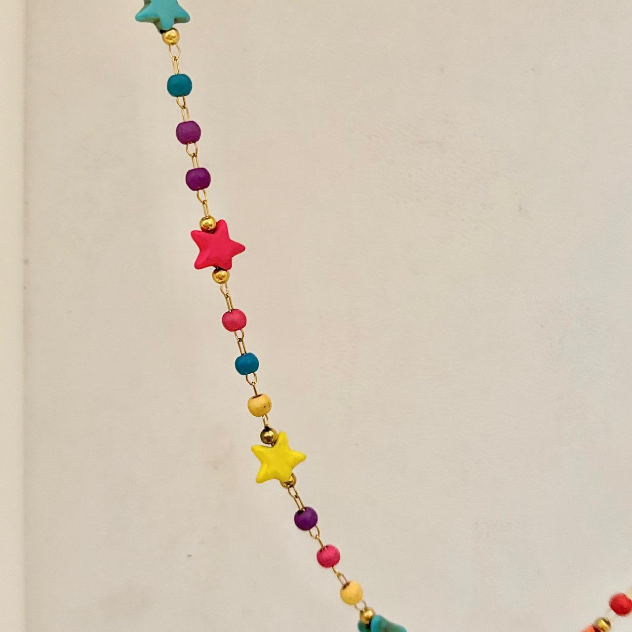 Twinkle Multi Beaded Necklace