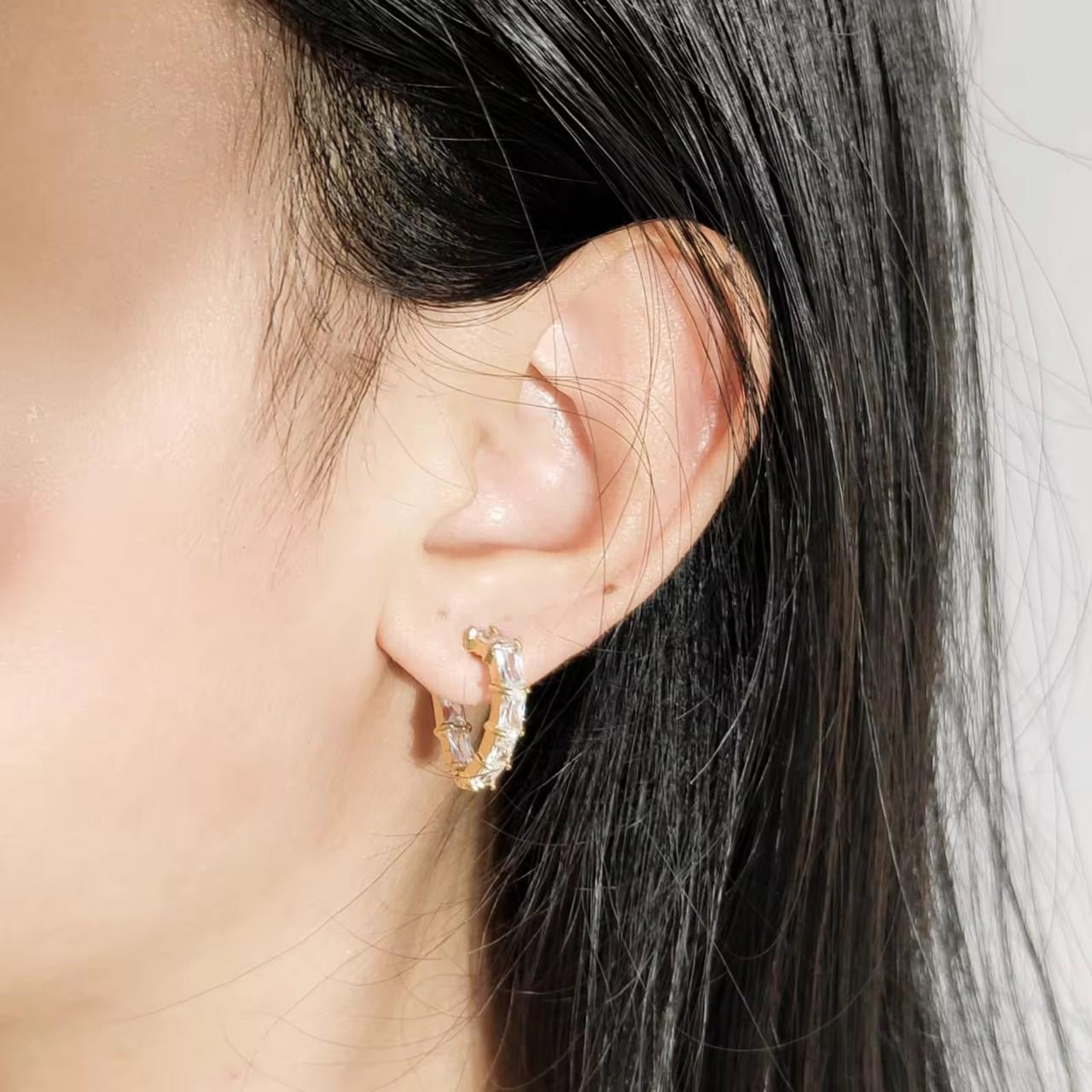 Charlotte Diamantés Hoops