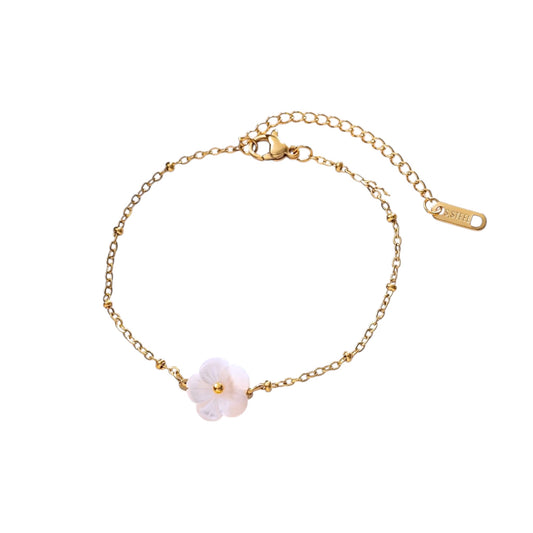 Shell Flora Anklet