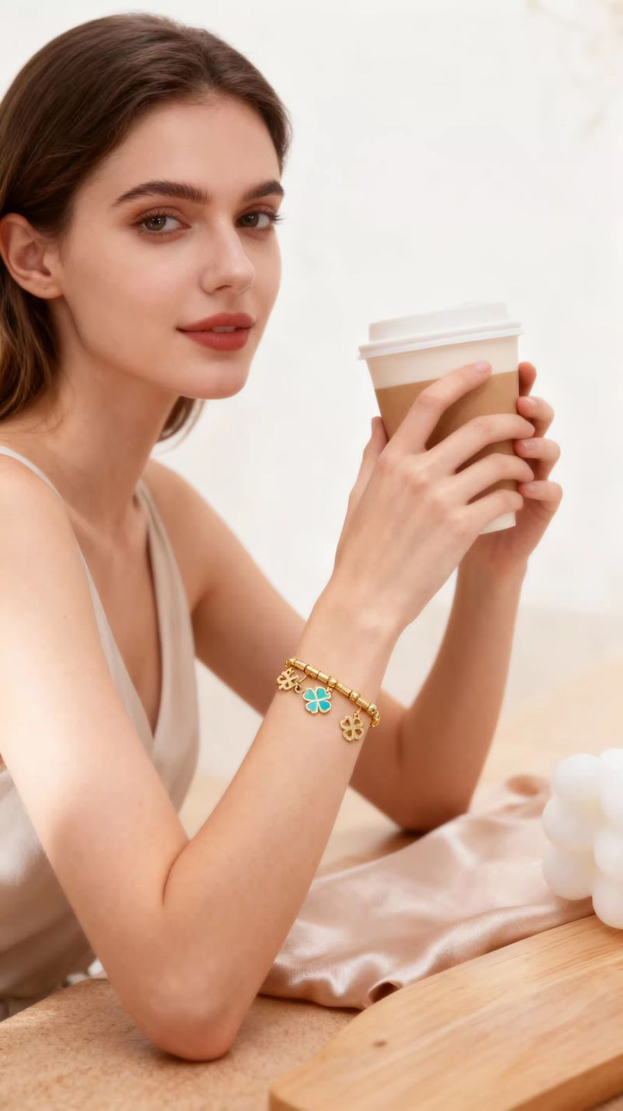 Lucky Turquoise Charm Bracelet