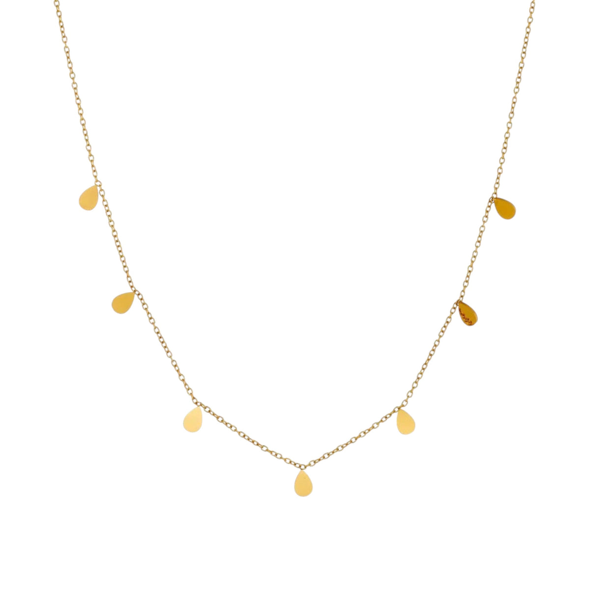 Clara Droplet Charm Necklace