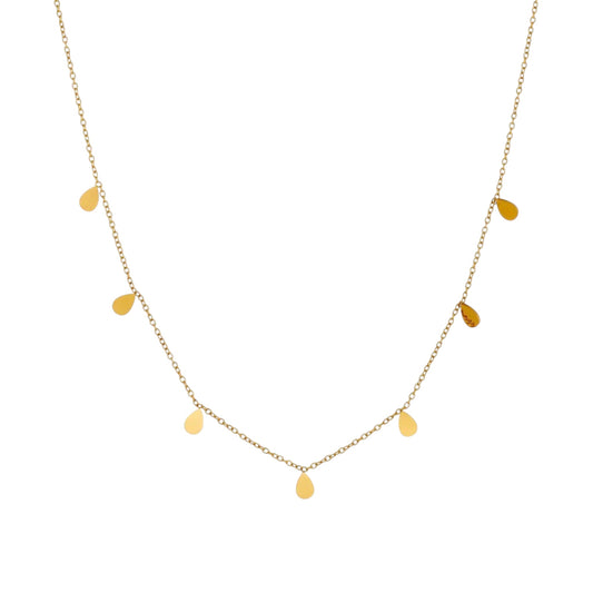 Clara Droplet Charm Necklace
