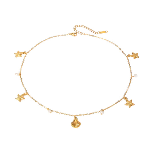 Seaside Sparkles Charm Necklace
