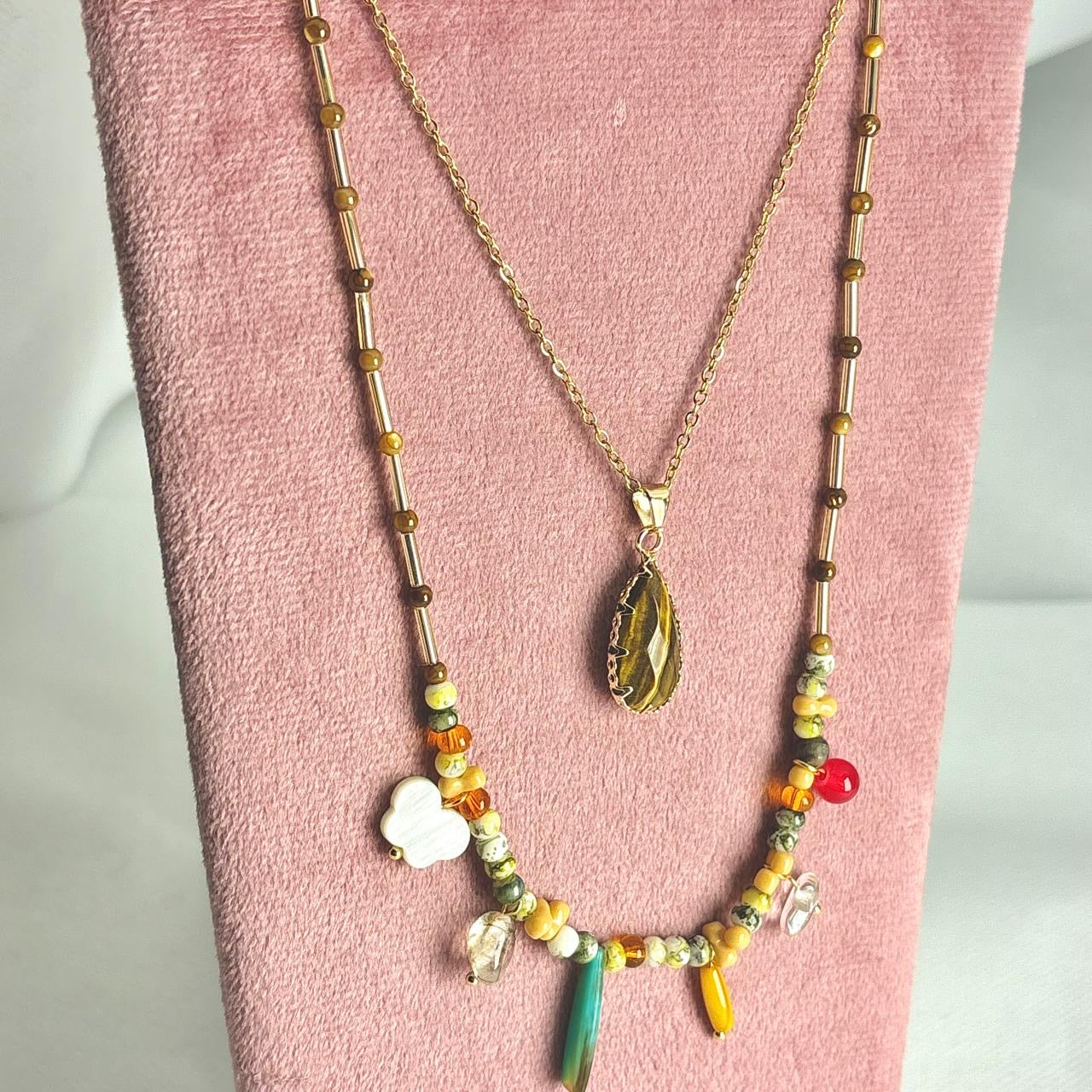 Color Rush Necklace Set-2 Of Two