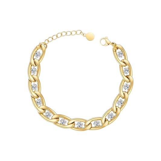 Vogue Luxe Zircon Bracelet -18K