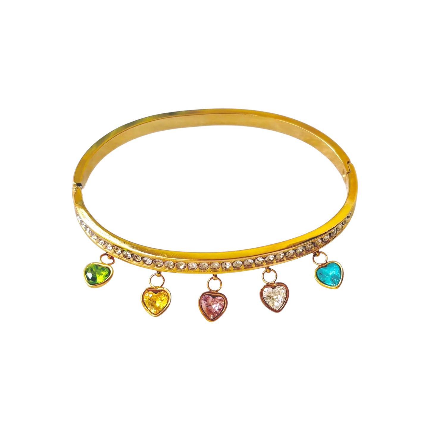 Candy Crush Heart Charm Bracelet
