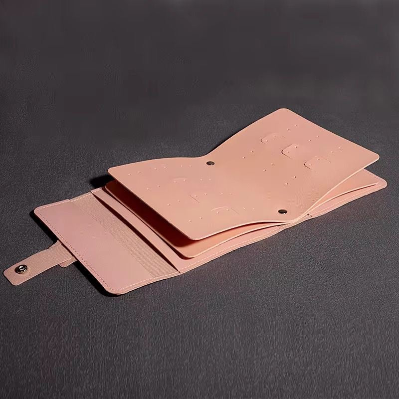 Foldable Jewelry Organizer -Travel Friendly | Pink