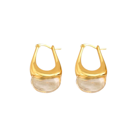 Gemma Drop Earrings -18K