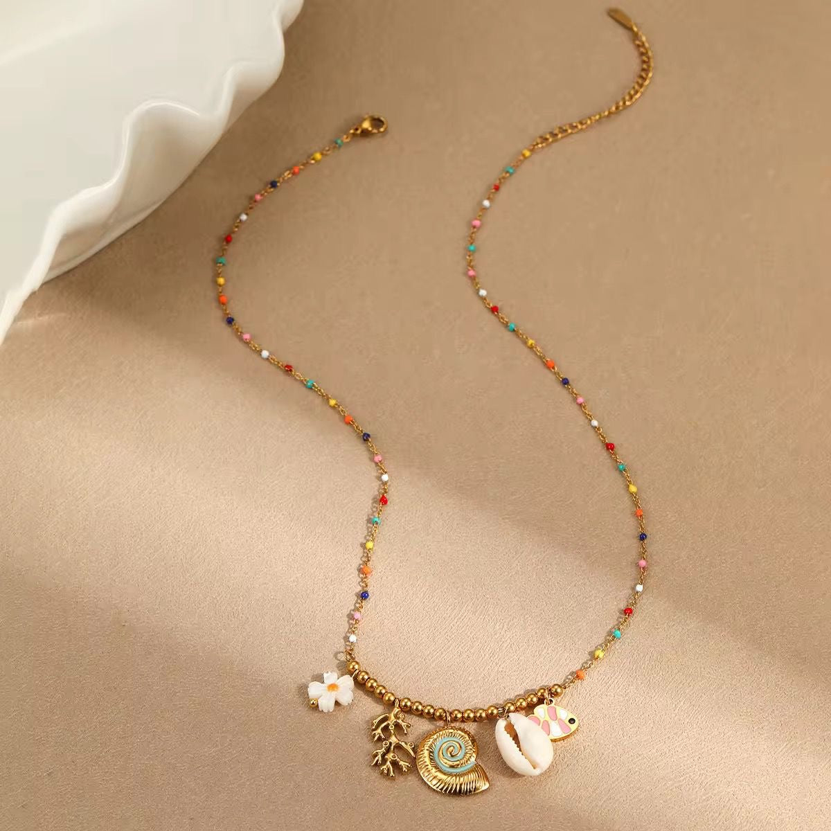 Under The Sea Charm Necklace