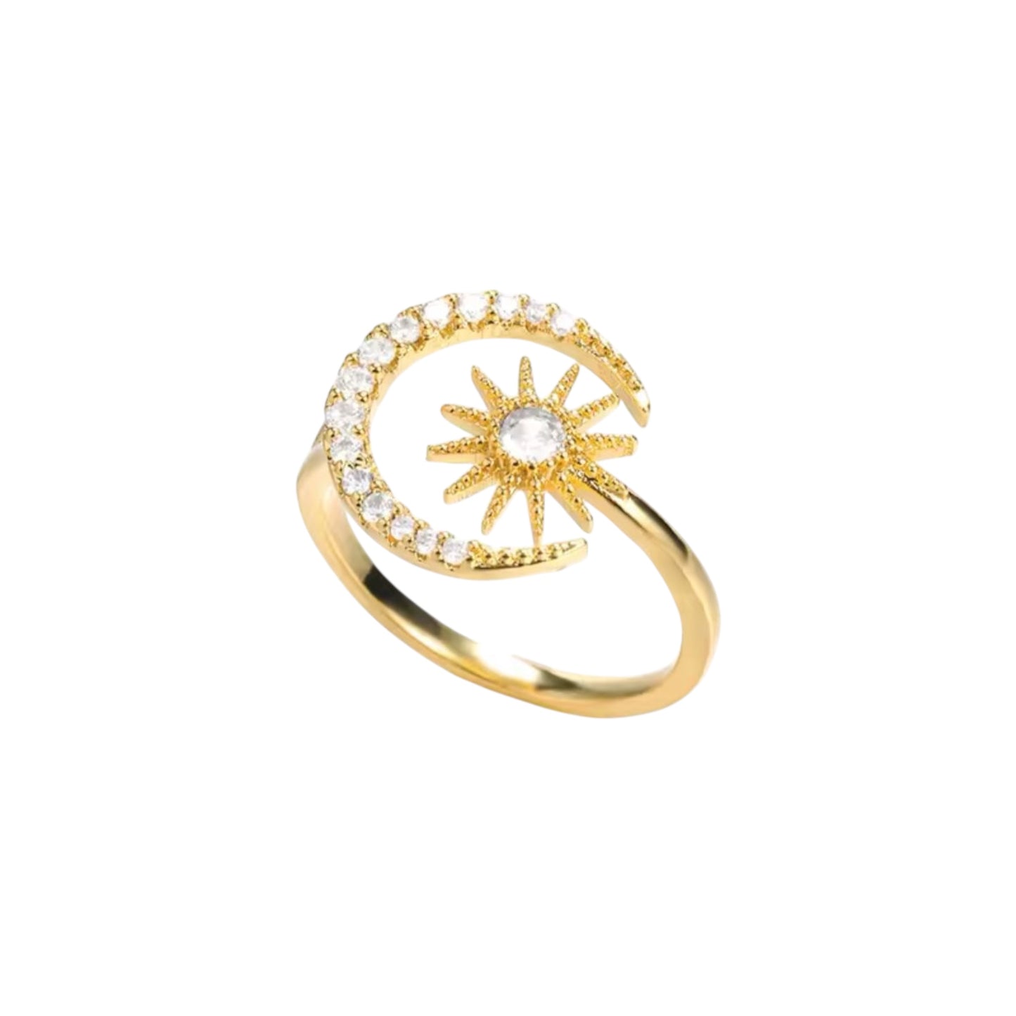 Cosmic Glitz Ring -18K