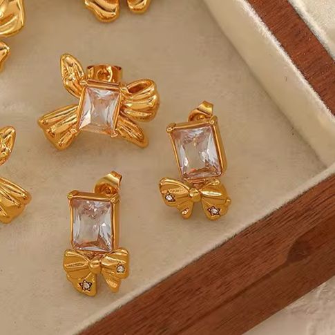 Ballerina Diamond Studs