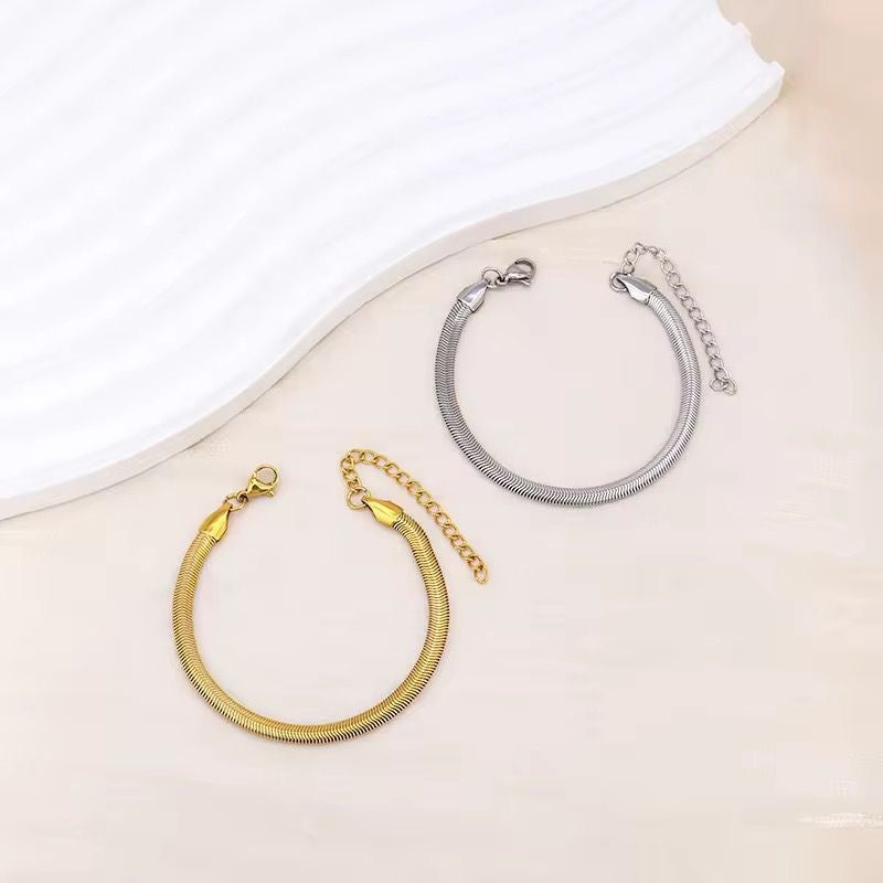 Sleek Serpent Bracelet