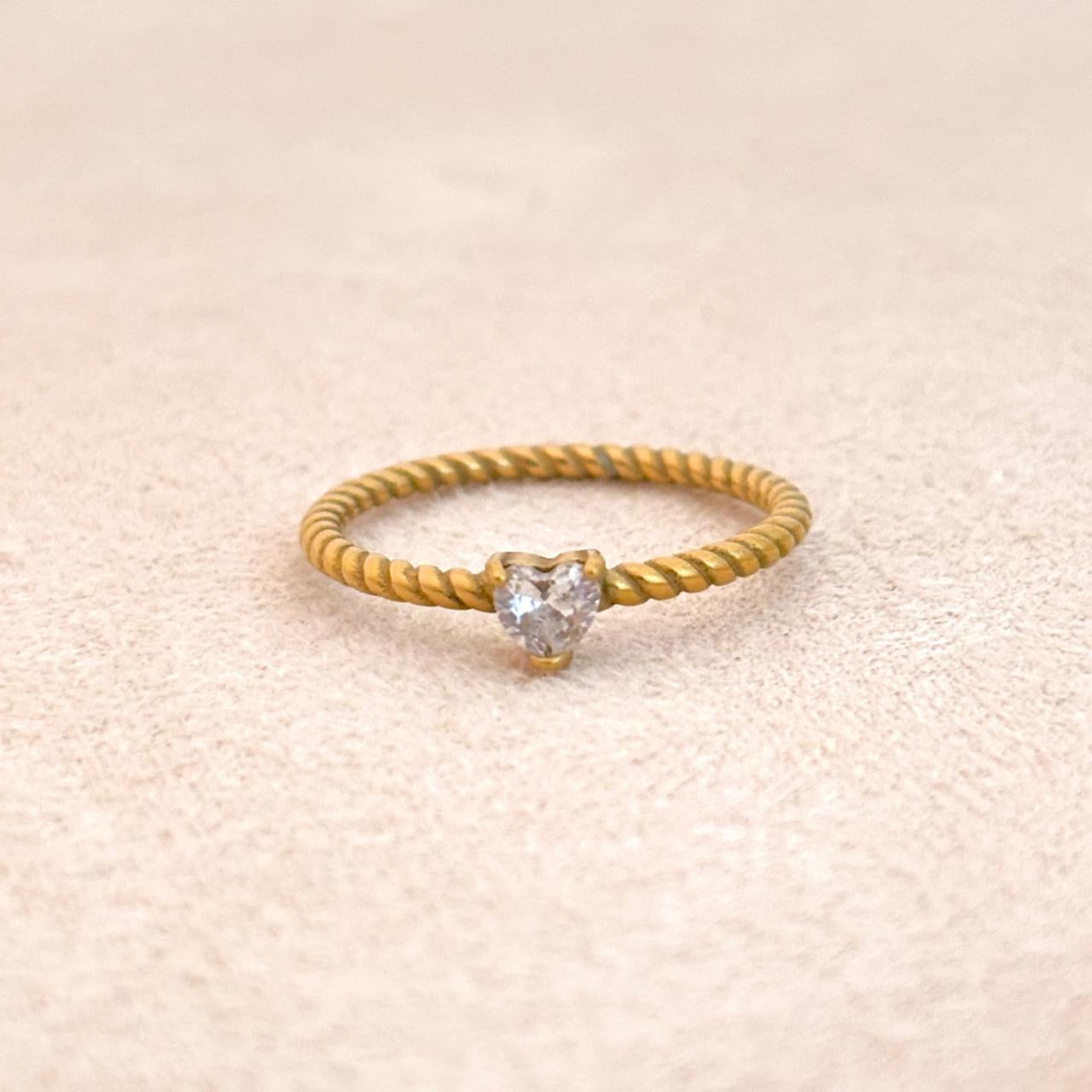 Paris Baby Heart Ring