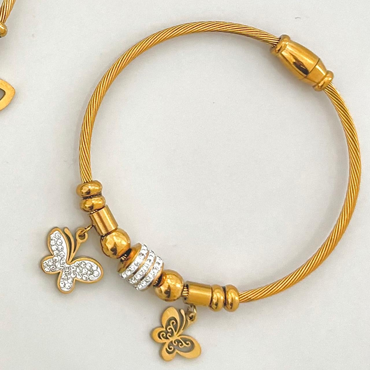 Glitz Flutter Charm Bracelet