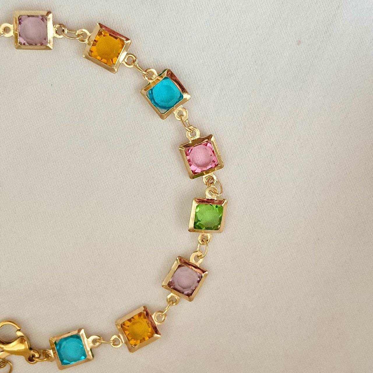 Giselle Multi Crystal Bracelet