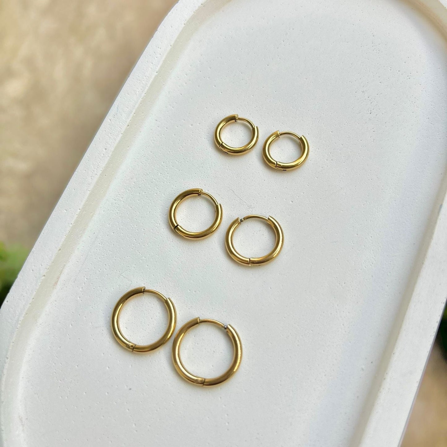 Stacking Hoops -18K