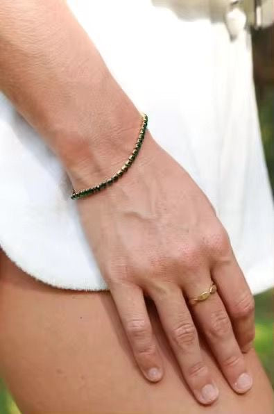 Emerald Tennis Bracelet