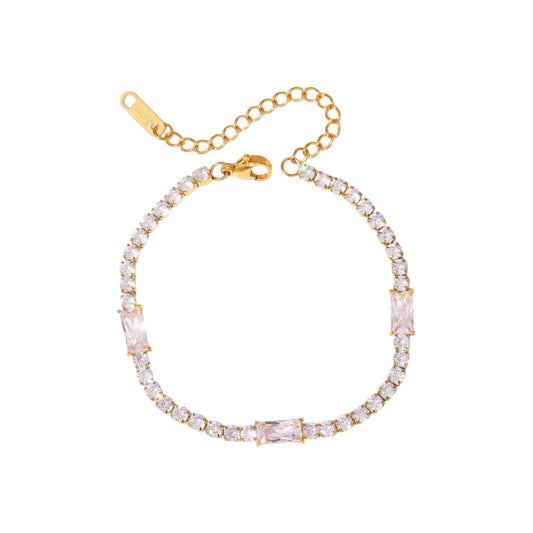 Bezel Luxus Tennis Bracelet