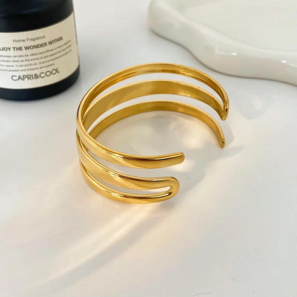 Jane Three Layered Cuff -18K