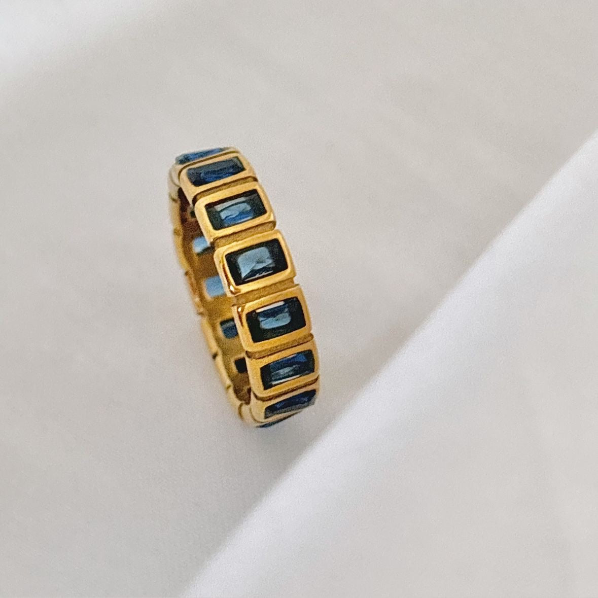 Nebula Navy Blue Ring
