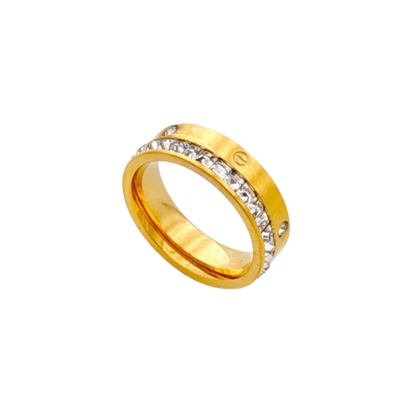 Amour Diamanté Love Cz Ring -18K