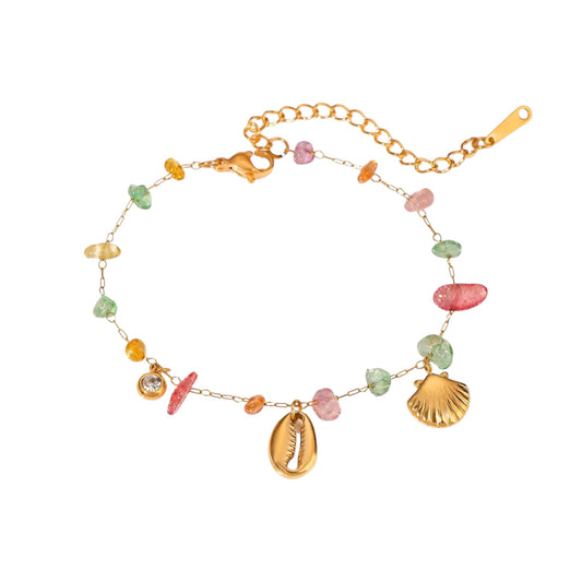 Gem Rock Charm Bracelet