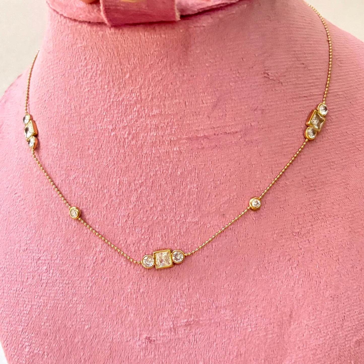 Stella Diamonds Charm Necklace