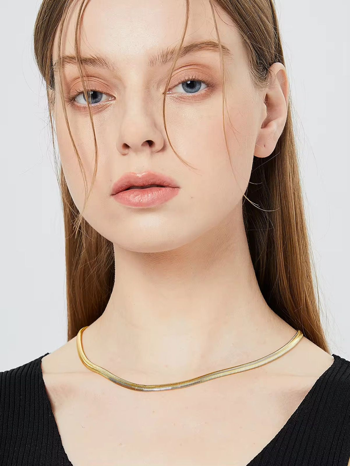 Sleek Serpent Necklace