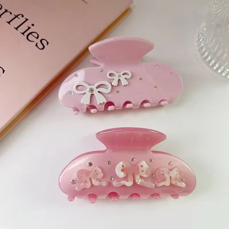 Coquette Sparkles Claw Clip