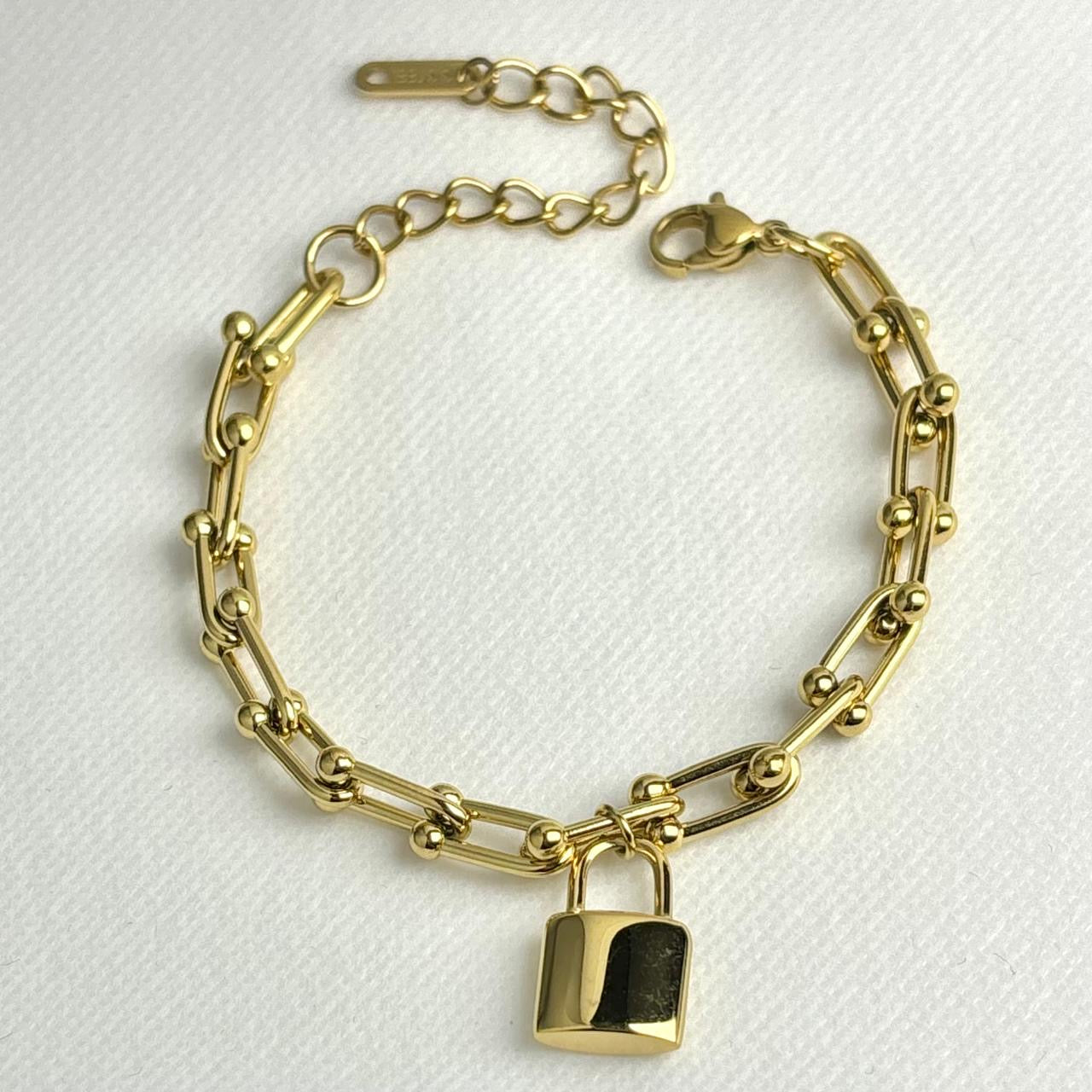 Padlock Link Bracelet