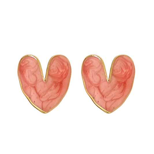 Love In Bloom Studs -Peachy Keen