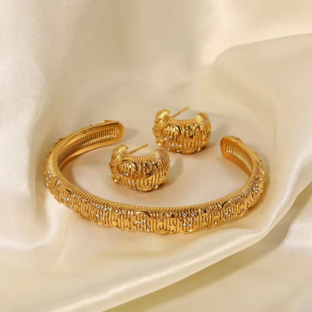 Divine LUX Engraved Cuff