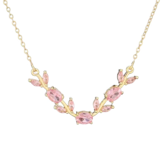 Pink Tulip Necklace