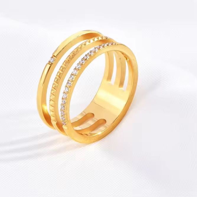 Layla LUX Pave Stacked Ring