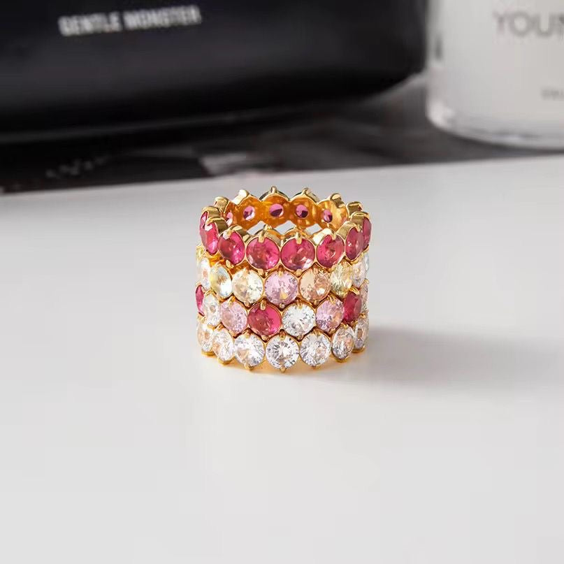 Crownlight Eternity Ring -Pink