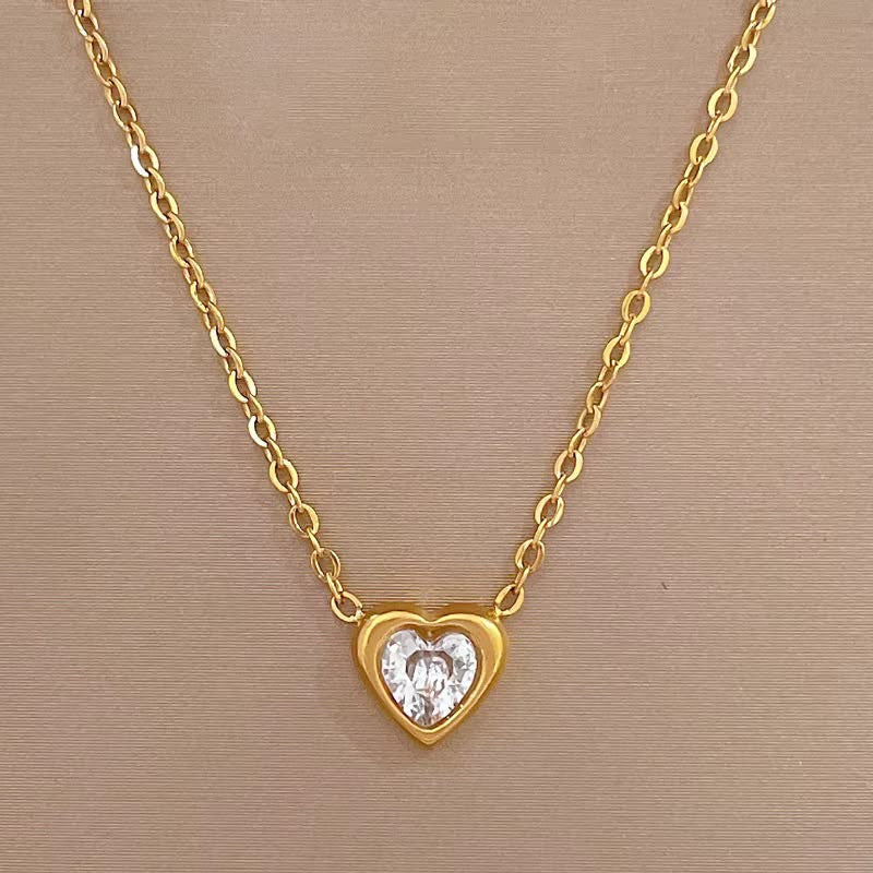 Crystal Heart Necklace