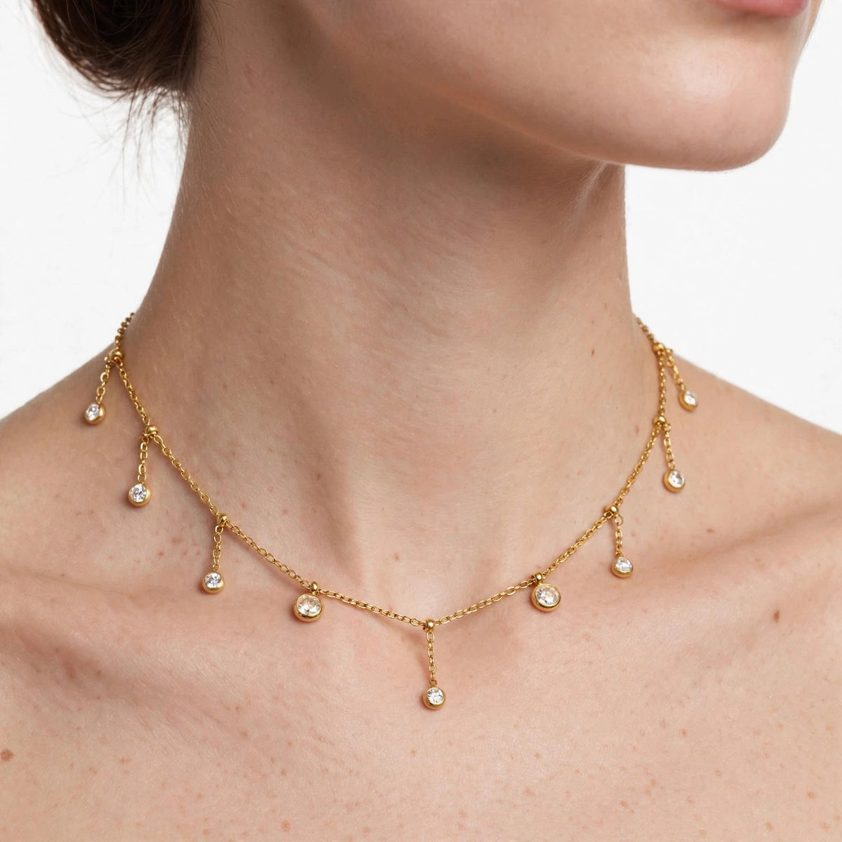Raindrop Charm Necklace
