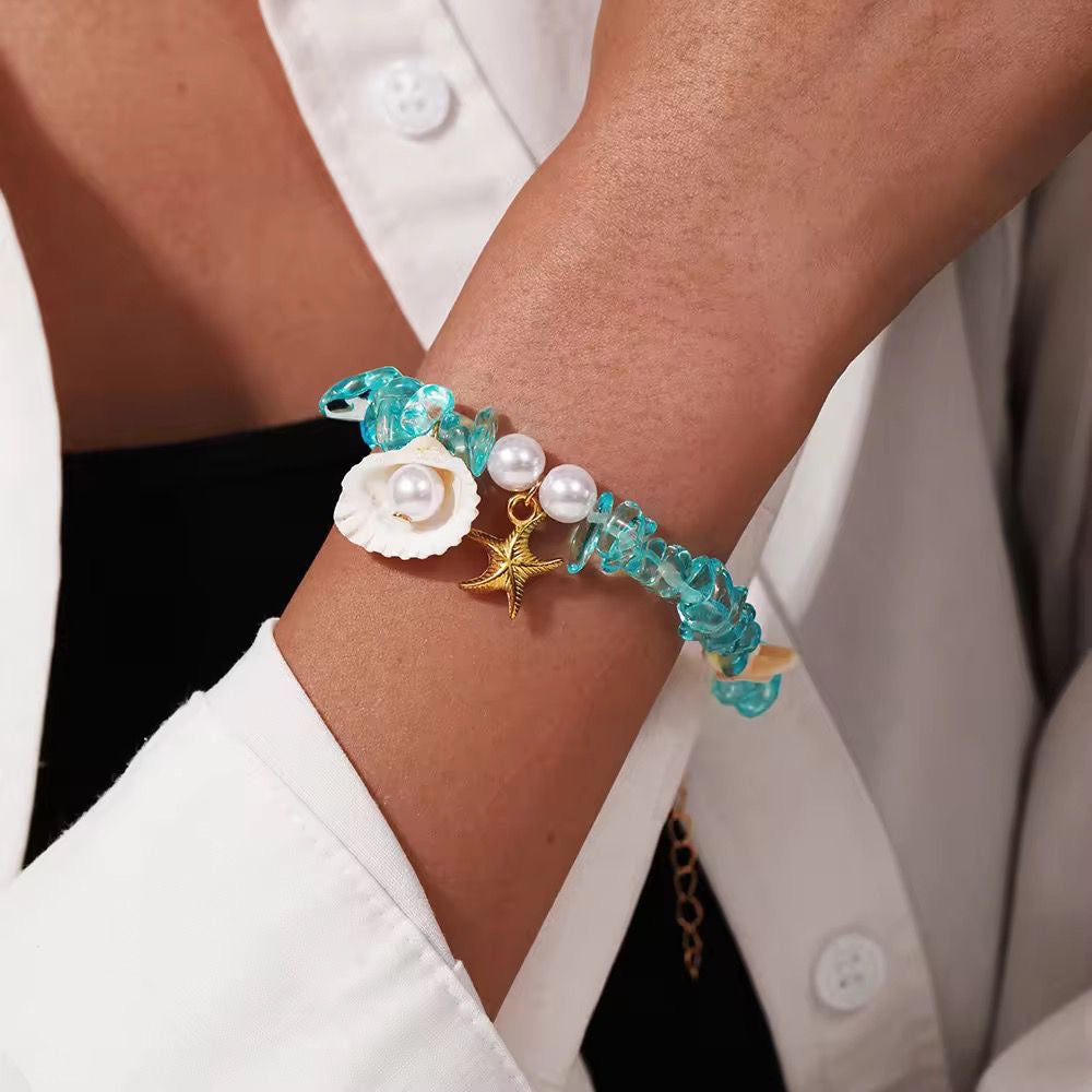 Starlight Coastal Bracelet -Sea Blue