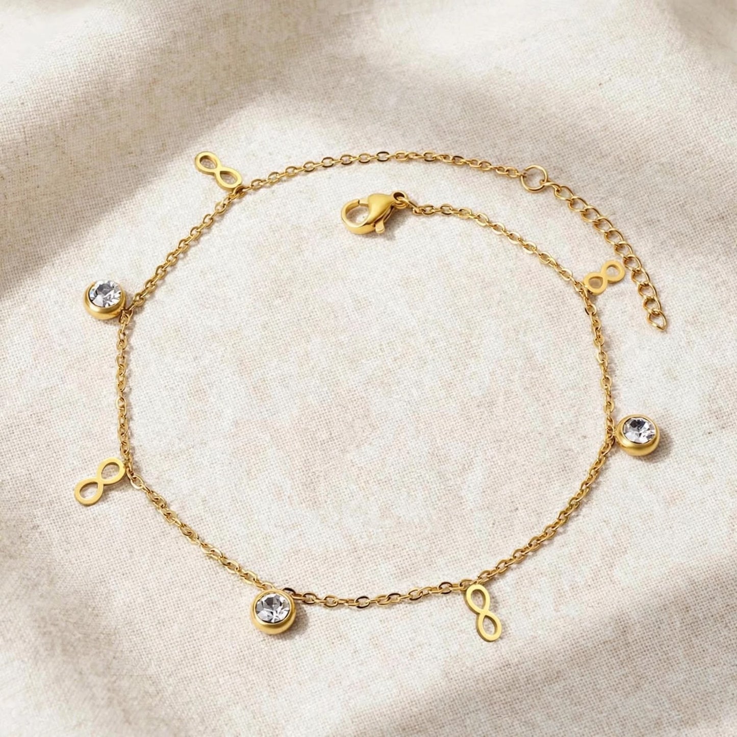 Infinity Charm Anklet