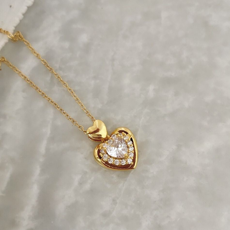 Darla Heart Necklace