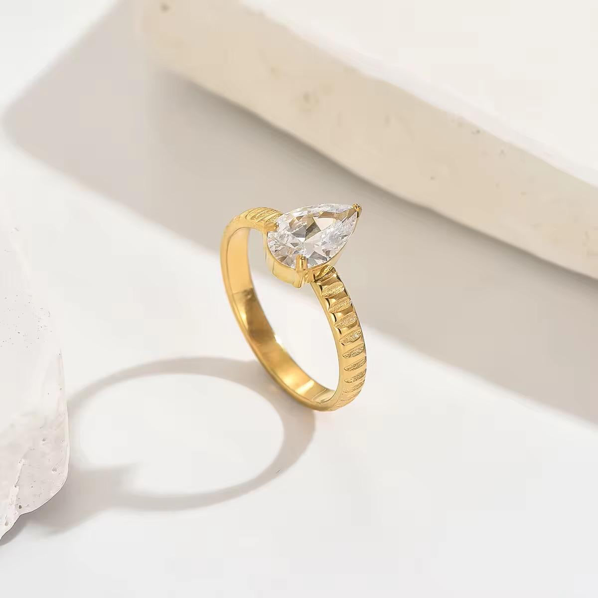 Pear Cut Ring