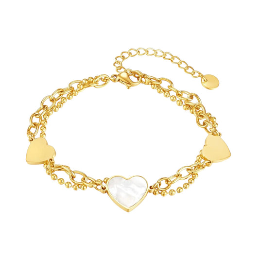 Darla Layered Bracelet-18K