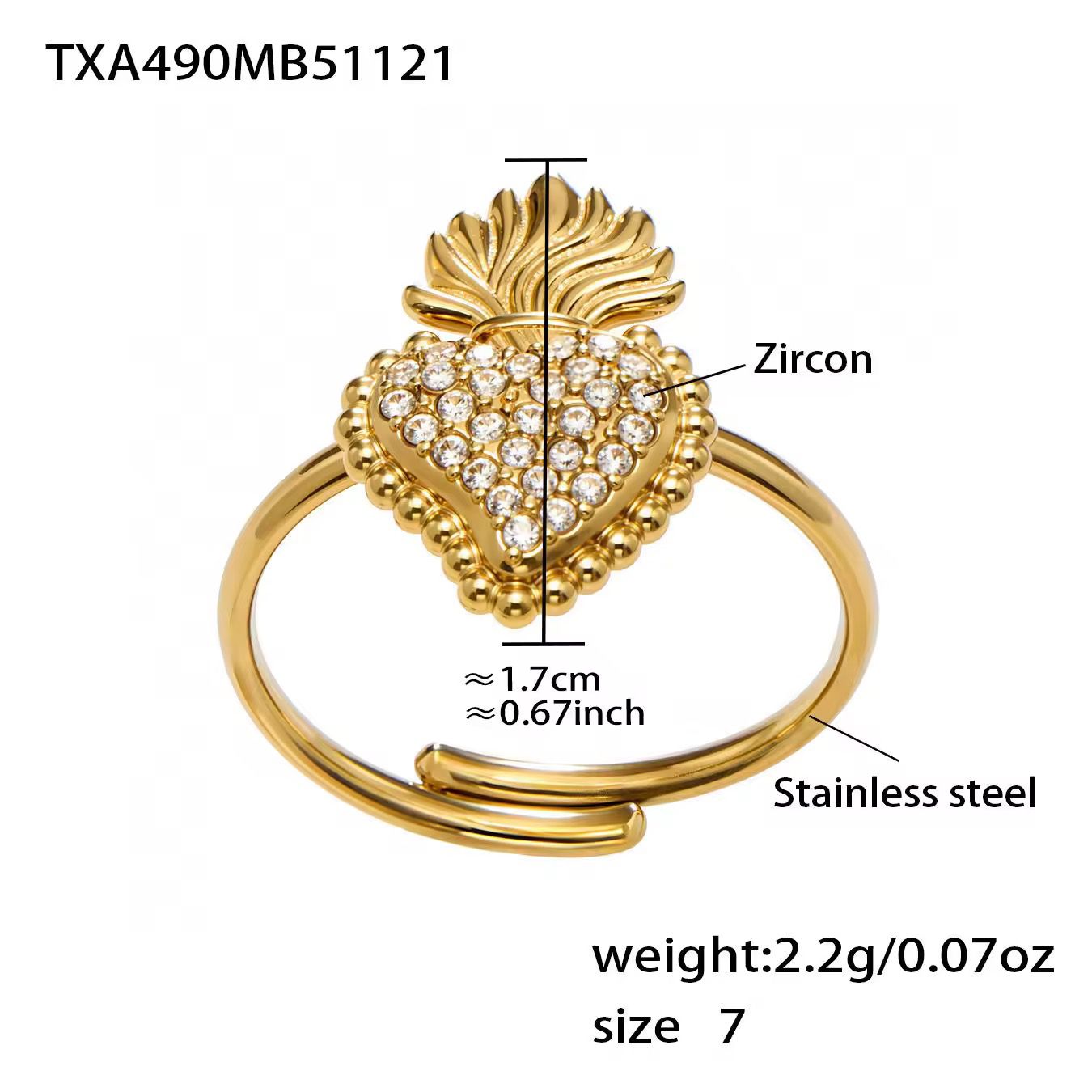 Berry Crownie Pave Ring